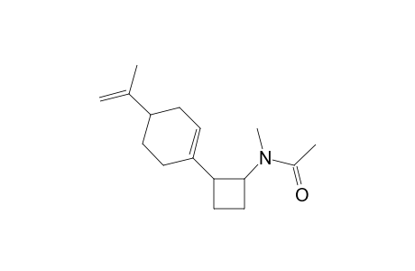 N-Acetyl-N-methyl-2-(4-isopropenyl-cyclohexenyl)-cyclobutylamine