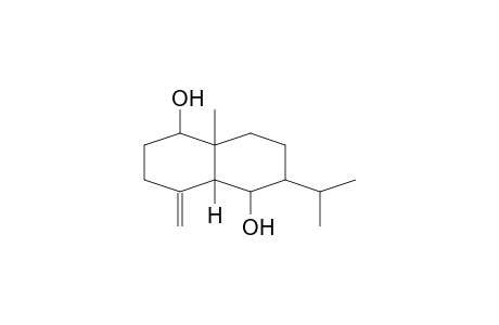 2-Isopropyl-4a-methyl-8-methylenedecahydro-1,5-naphthalenediol