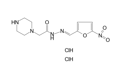 1-piperazineacetic acid, (5-nitrofurfurylidene)hydrazide, dihydrochloride