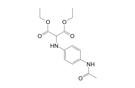 (p-acetamidoanilino)malonic acid, diethyl ester