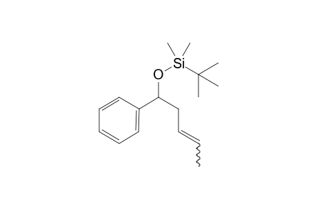 tert-Butyl dimethyl((1-phenylpent-3-en-1-yl)oxy)silane