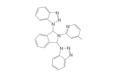 1,3-Bis(1,2,3-1H-benzotriazol-1-yl)-2-(4-methyl-2-pyridyl)isoindoline