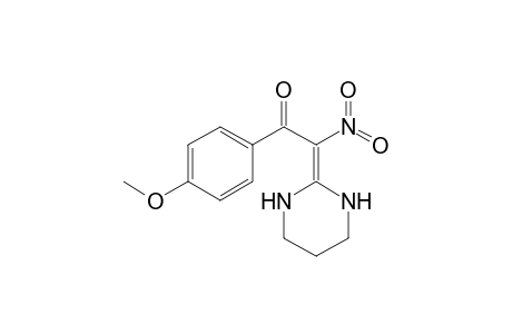 Hexahydro-2-[nitro(4-methoxybenzoyl)methylene]pyrimidine