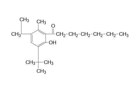 3'-tert-butyl-2'-hydroxy-5'-isopropyl-6'-methylheptanophenone