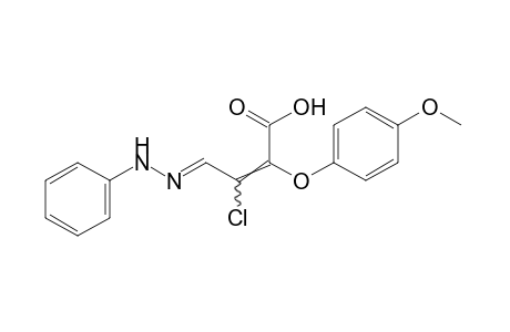 3-chloro-3-formyl-2-(p-methoxyphenoxy)acrylic acid, 3-(phenylhydrazone)