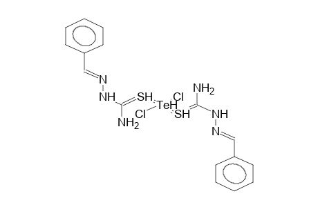 TELLURIUM DICHLORIDE-BIS(BENZALDEHYDE THIOSEMICARBAZONE) COMPLEX