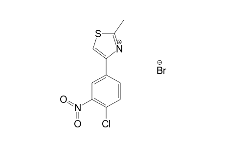 2-methyl-4-(4-chloro-3-nitrophenyl)thiazole, hydrobromide