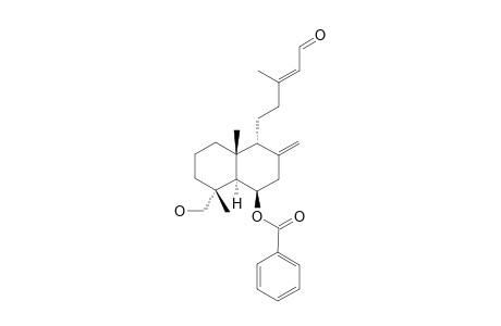 SCOPANOLAL;6-BETA-BENZOYL-9-BETA-H-15-AL-LABDA-8(17),13-DIEN-18-OL