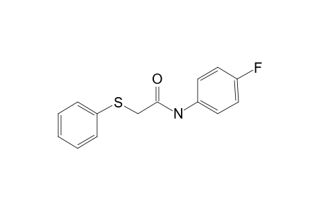 Acetamide, N-(4-fluorophenyl)-2-phenylthio-