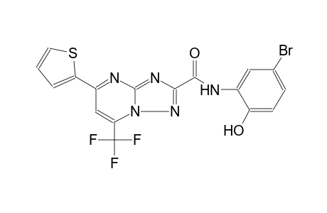 [1,2,4]triazolo[1,5-a]pyrimidine-2-carboxamide, N-(5-bromo-2-hydroxyphenyl)-5-(2-thienyl)-7-(trifluoromethyl)-