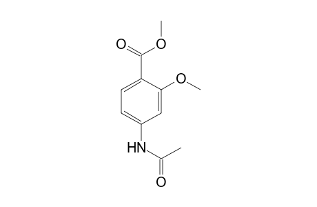 4-acetamido-o-anisic acid, methyl ester