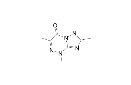 1,3,7-TRIMETHYL-s-TRIAZOLO[5,1-c]-as-TRIAZIN-4(1H)-ONE