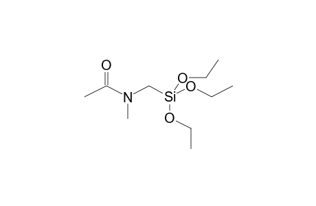 (E)-N-(TRIETHOXYSILYLMETHYL)-N-METHYLACETAMIDE