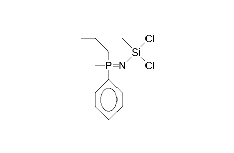 (Dichloro-methyl-silylimino)-methyl-phenyl-propyl-phosphorane