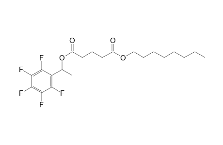 Glutaric acid, octyl 1-(pentafluorophenyl)ethyl ester