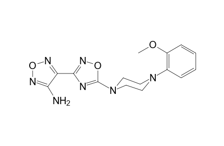 4-{5-[4-(2-methoxyphenyl)piperazin-1-yl]-1,2,4-oxadiazol-3-yl}-1,2,5-oxadiazol-3-amine