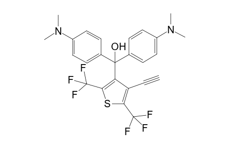 Bis[4-(dimethylamino)phenyl][4-ethynyl-2,5-bis(trifluoromethyl)-3-thienyl]methanol