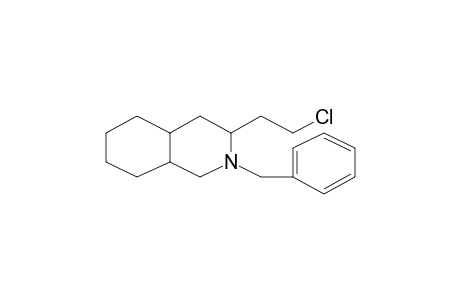 Isoquinoline, decahydro-3-(2-chloroethyl)-2-phenylmethyl-