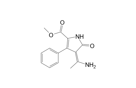 (Z)-methyl 4-(1-aminoethylidene)-5-oxo-3-phenyl-4,5-dihydro-1Hpyrrole-2-carboxylate
