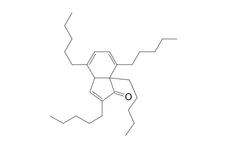 1H-Inden-1-one, 3a,7a-dihydro-2,4,7,7a-tetrapentyl-