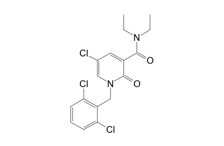 5-CHLORO-1-(2,6-DICHLOROBENZYL)-N,N-DIETHYL-1,2-DIHYDRO-2-OXO-NICOTINAMIDE