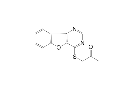 1-([1]benzofuro[3,2-d]pyrimidin-4-ylsulfanyl)acetone