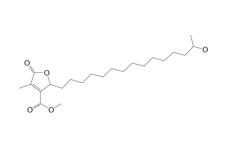 3-Furancarboxylic acid, 2,5-dihydro-2-(14-hydroxypentadecyl)-4-methyl-5-oxo-, methyl ester