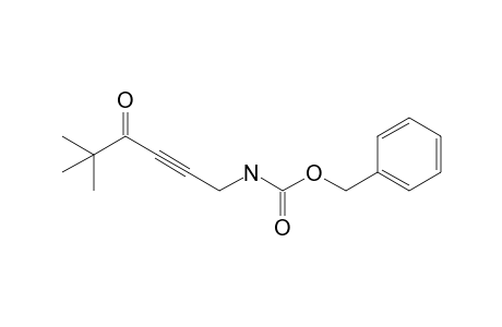 Benzyl (5,5-dimethyl-4-oxohex-2-ynyl)carbamate