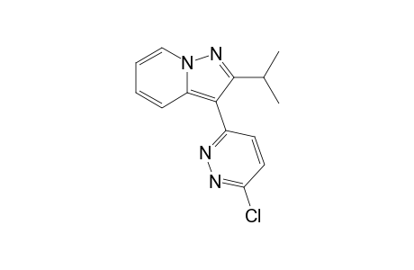 3-(6'-Chloro-pyridazin-3'-yl)-2-isopropyl-pyrazolo[1,5-a]pyridine