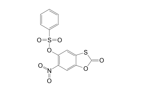 5-Phenylsulphonyloxy-6-nitro-1,3-benzoxathiolan-2-one