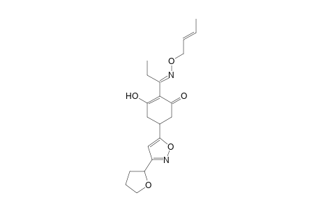 2-Cyclohexen-1-one, 2-[1-[(2-butenyloxy)imino]propyl]-3-hydroxy-5-[3-(tetrahydro-2-furanyl)-5-isoxazolyl]-