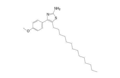 2-Amino-4-(p-methoxyphenyl)-5-tetradecylthiazole