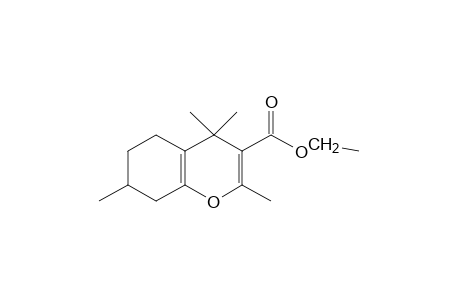 BENZOPYRAN-3-CARBOXYLIC ACID, 4H- 1-, 5,6,7,8-TETRAHYDRO-2,4,4,7-TETRA- METHYL-, ETHYL ESTER