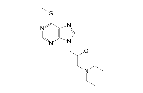 .alpha.-[[diethylamino]methyl]-6-[methylthio]-9H-purine-9-ethanol