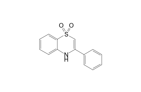 4H-1,4-Benzothiazine, 3-phenyl-, 1,1-dioxide