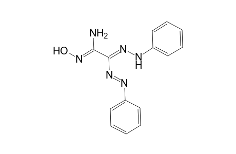 2-Phenylazo-2-phenylhydrazonoacetamide oxime