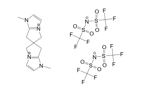 6,6'-SPIRO-BI-(1-METHYL-1,5,6,7-TETRAHYDROPYRROLO-[1,2-A]-IMIDAZOLIUM)-BIS-(BIS-(TRIFLUOROMETHANESULFONYL)-IMIDATE)