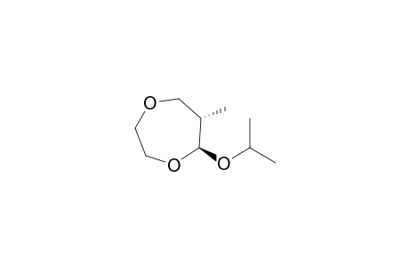 Trans-5-isopropoxy-6-methyl-1,4-dioxepane