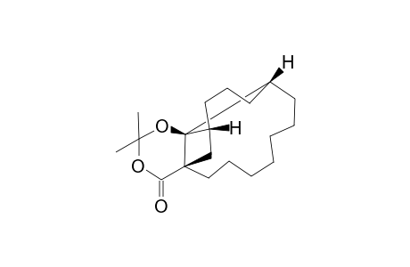 (1S*,2S*,6R*,14R*)-17,17-Dimethyl-16,18-dioxatetracyclo[12.4.0.1(2,14).0(1,6)]nonadecan-15-one