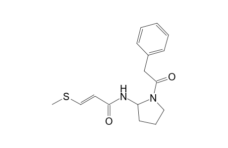 ISOAGLEPTIN;(E)-2-[3-(METHYLTHIO)-PROPENOYLAMINO]-N-(PHENYLACETYL)-PYRROLIDINE