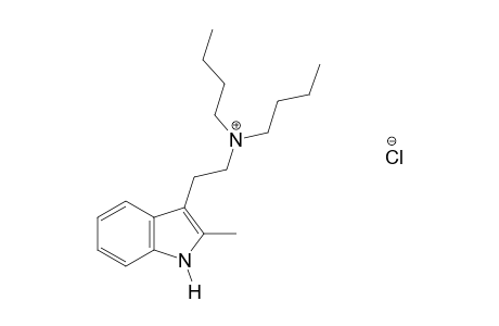 3-[2-(dibutylamino)ethyl]-2-methylindole, monohydrochloride