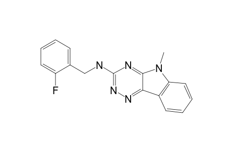 (2-Fluorobenzyl)-(5-methyl-[1,2,4]triazin[5,6-B]indol-3-yl)amine