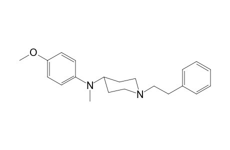 N-(4-Methoxyphenyl)-N-methyl-1-(2-phenylethyl)piperidin-4-amine