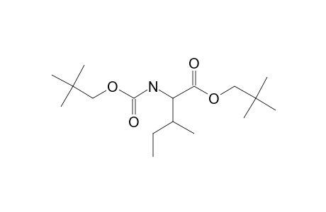 L-Isoleucine, N-neopentyloxycarbonyl-, neopentyl ester