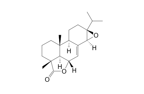 AQUILARABIETIC_ACID_F;13-BETA,14-BETA-EPOXYABIET-7-EN-18,6-ALPHA-OLIDE