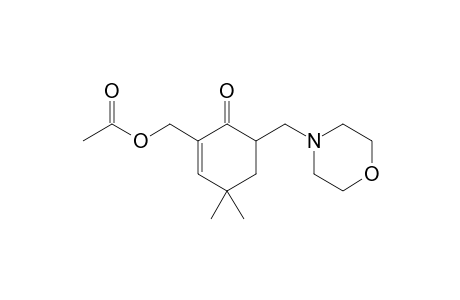 [3,3-Dimethyl-5-(morpholinomethyl)-6-oxocyclohex-1-enyl]methyl acetate