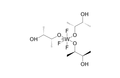 (DL)-TRANS-TRIS(3-HYDROXYBUT-2-OXY)TRIFLUOROTUNGSTENE ANION