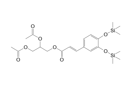 Glycerol <1,2-diacetyl-3-caffeoyl->, di-TMS