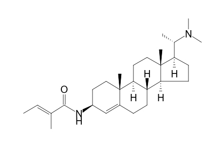 SALIGNARINE-E;(20S)-20-(DIMETHYLAMINO)-3-BETA-(TIGLOYLAMINO)-PREGN-4-ENE