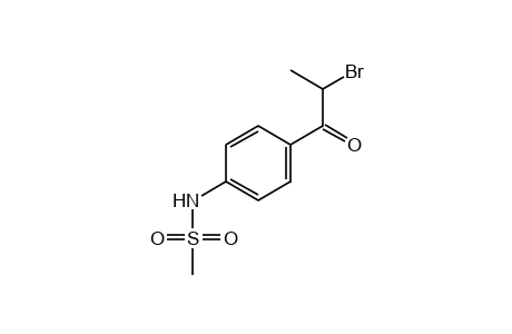 4'-(2-bromopropionyl)methanesulfonanilide